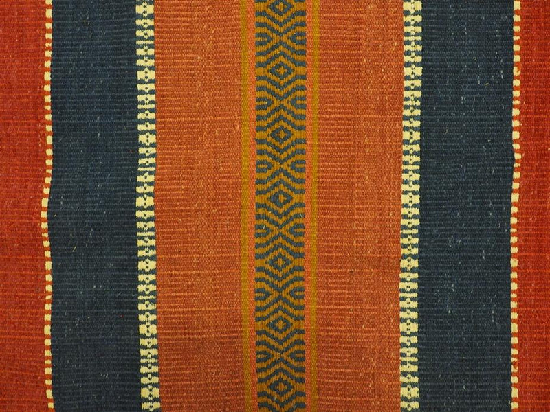 Flatweave Cotton Rug Colourful stripes 160 x 230cm
