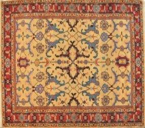 Hand-knotted Wool Carpet "Herati" 163 x 260cm