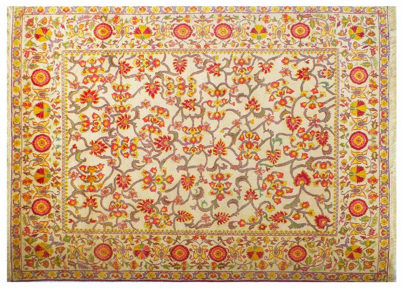 Persian Style Hand-knotted Wool Rug 235x324cm "KIRMAN"