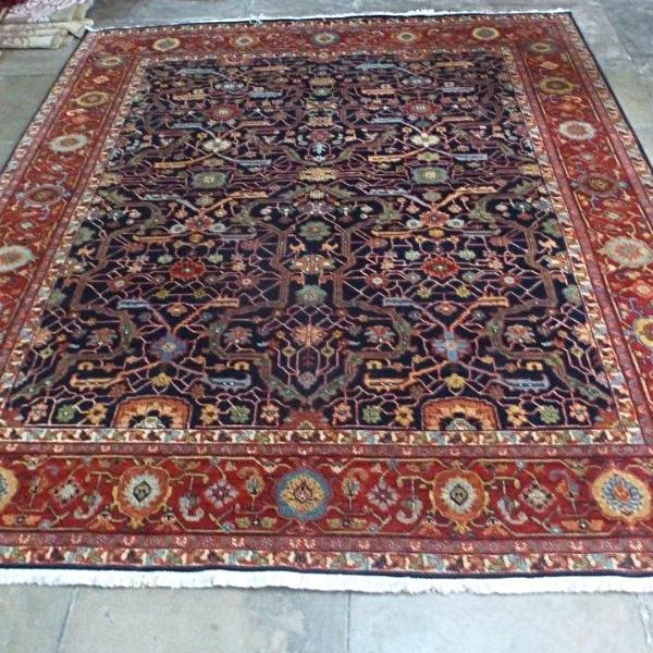 Hand-knotted Wool Persian Carpet 60 X 90 cm